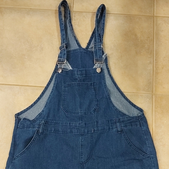 Classic Blue Denim Overalls - Picture 2 of 7